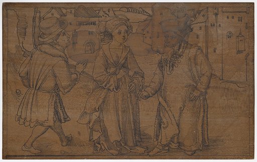 Nausistrata Between Chremes and Demipho