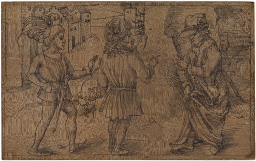 Pamphilus and Laches in Conversation with Phidippus