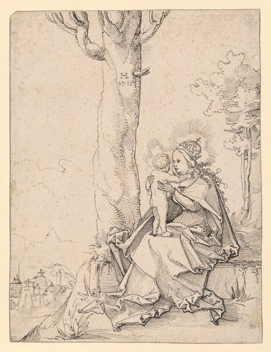 Mary with Child in the Landscape