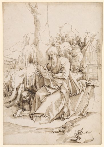 St. Jerome in a Landscape, Reading