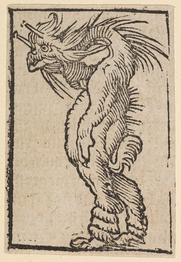 The Estates of Men and Theatrical Figures. Devil with Snail Horns