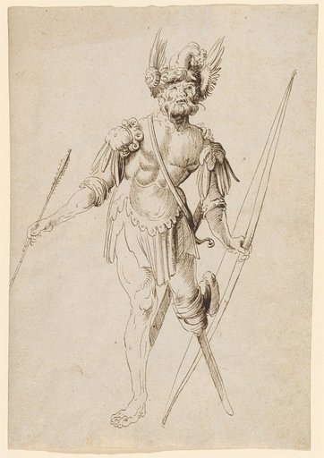 Fantastical Male Figure with a Stilt Leg (Cuckold)