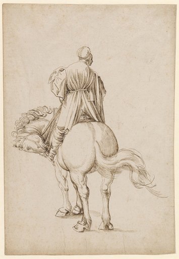 Rider Seen from Behind