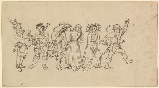 Three Dancing Peasant Couples
