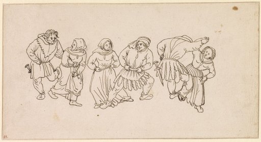 Three Dancing Peasant Couples
