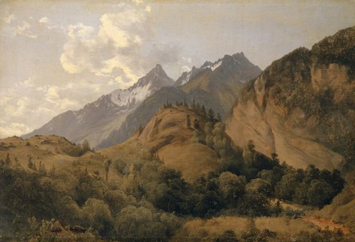 Entrance to the Urbachtal with the Ritzlihorn
