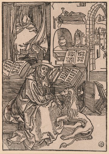 Saint Jerome in His Study