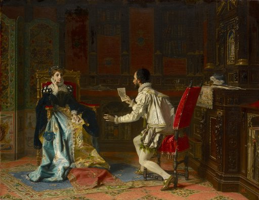 Tasso Reading His "Jerusalem Delivered" to Princess Eleonora d'Este
