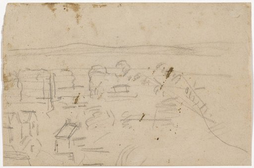 Landscape with Houses and Trees