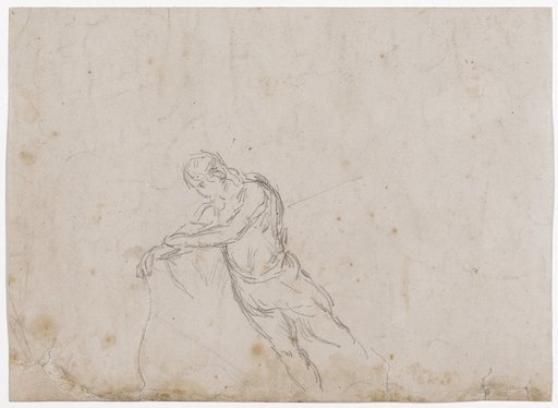 Study for a Bather Drying Herself