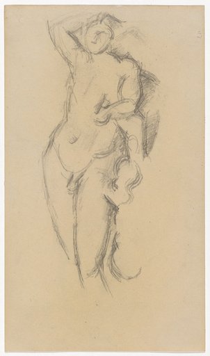 Study after the Ancient Statue "Lycian Apollo"