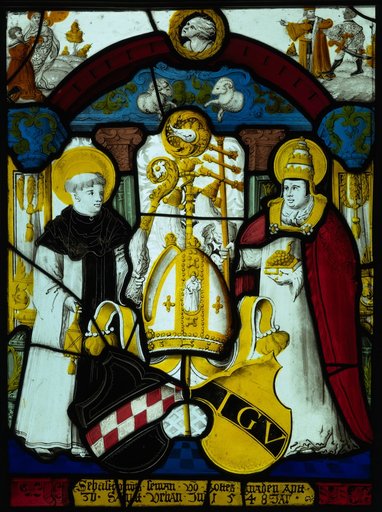 Cantonal Disc of Sebastian Seemann, Abbot of St. Urban
