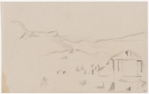 Hilly Landscape with a House