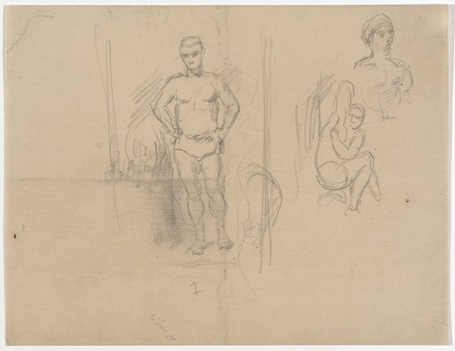 Study for Bather