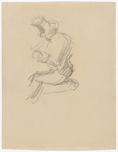 Seated Man with Top Hat