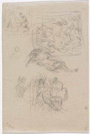Studies for the Painting "Bathsheba"