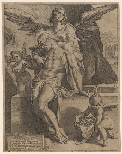 The Body of Christ Supported by Angels