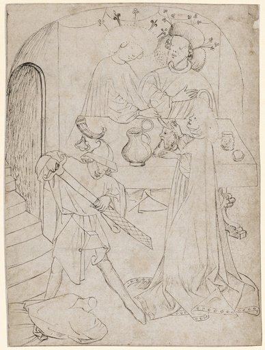 The Beheading of John the Baptist, Salome before Herod and Herodias