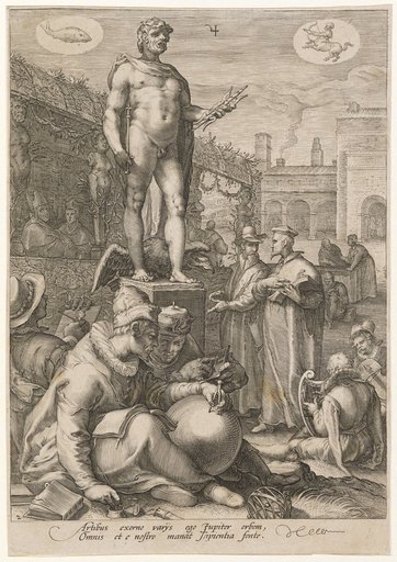 Jupiter as Protector of the Sciences and Arts