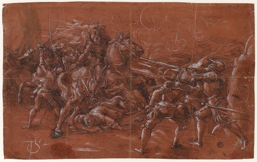 Battle between Cavalry and Infantry