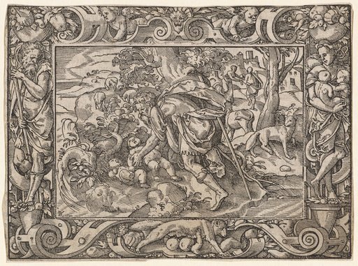 Faustulus Finds the Boys Romulus and Remus