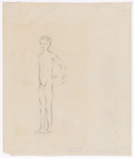 Nude Study of a Boy, Arms Behind Back