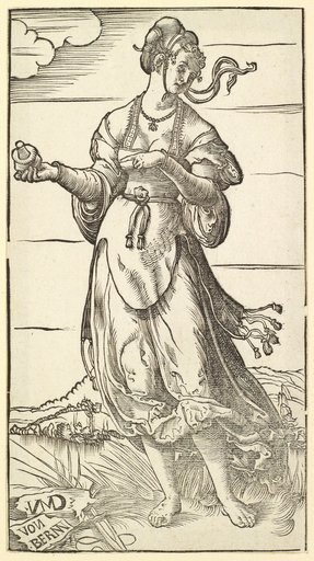 Foolish Virgin (barefoot, from the front)