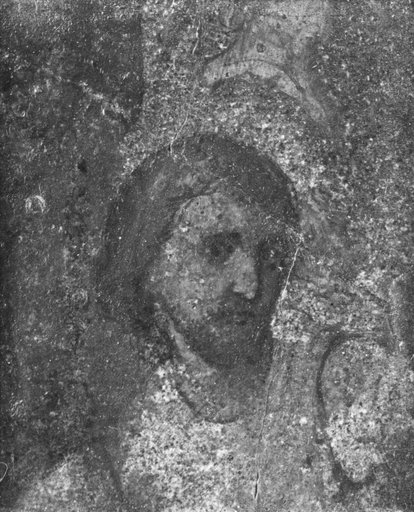 Rehoboam's Arrogance: Small male head, front view