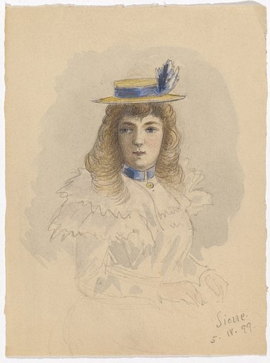 Woman with Hat, Front View
