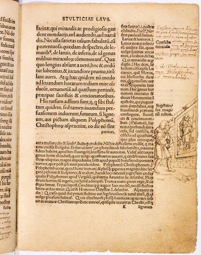A Fool Praying to Saint Christopher