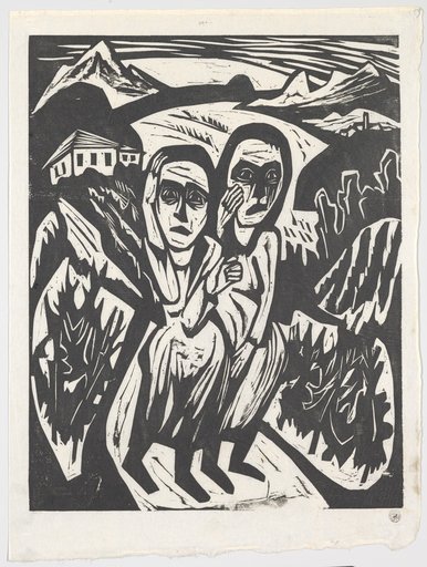 Two Women in a Landscape