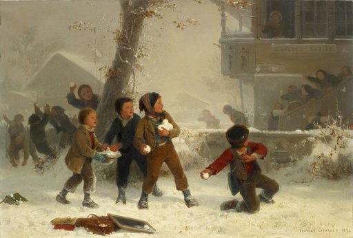 A Fight with Snowballs (Snowball Fight)