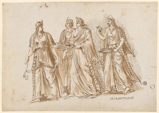 Part of the so-called Borghese Twelve Gods Relief (now Louvre, Paris)