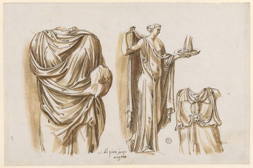 Torso of a Female Draped Statue (Demeter?), so-called Venus Genetrix with Fruit Bowl, Torso of a Female Statue (Athena?)