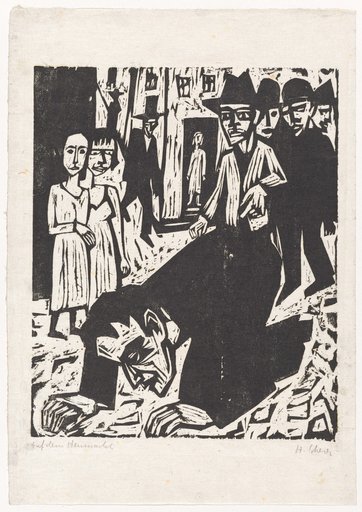 Flagellation, Crucifixion and Crowning with Thorns with Mary, John, the Saints Mary Magdalene, Longinus and Vincent Ferrer and a Donor