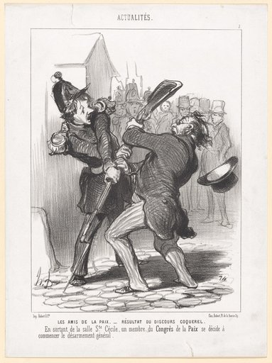 Les amis de la paix. - Result of Coquerel's Speech
