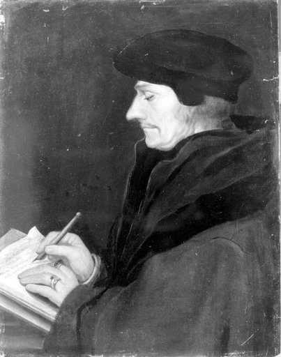 Portrait of the Writing Erasmus of Rotterdam