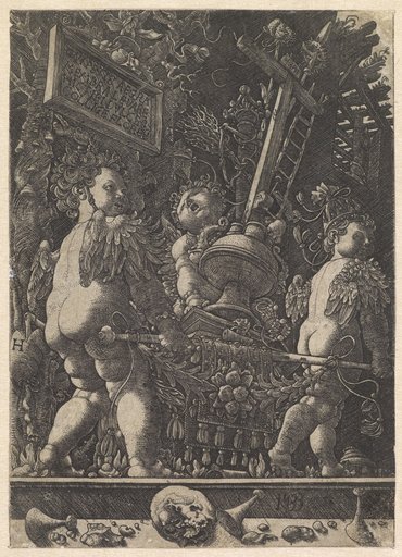 The Instruments of the Passion Carried by Angels