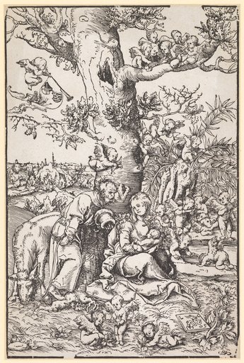 The Holy Family on the Flight into Egypt