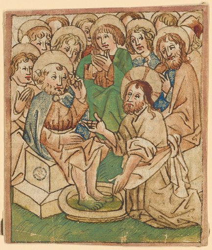 Christ washes Peter's feet