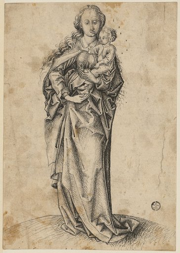 Standing Mary with child