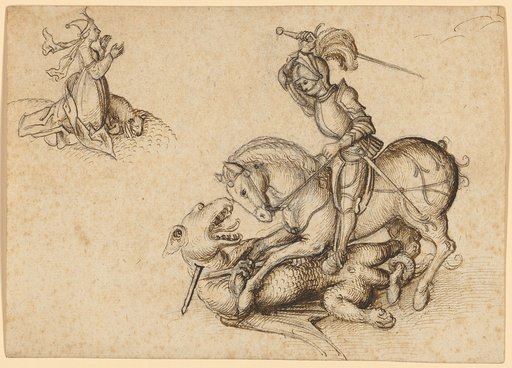 Saint George in the Dragon Fight