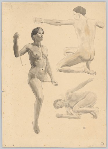 Studies for the Amazon reliefs at the Zurich Kunsthaus