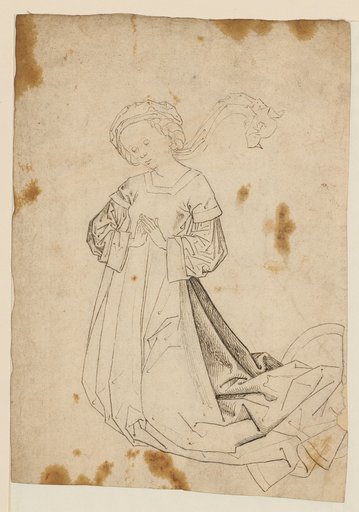 Kneeling Woman in a Prayerful Pose