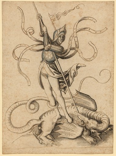 Saint George in the Dragon Fight
