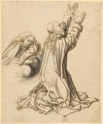 Christ on the Mount of Olives, with Sleeping John