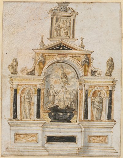 Tomb for Karl Friedrich von Jülich-Kleve-Berg (1555–1575) in S. Maria dell'Anima in Rome