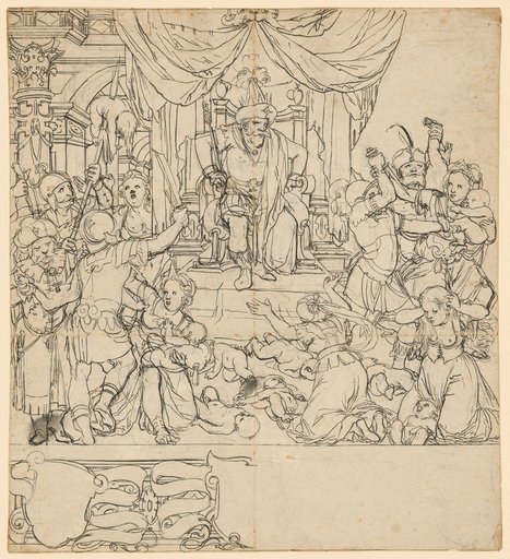 Cartoons for a Window with the Massacre of the Innocents at Bethlehem