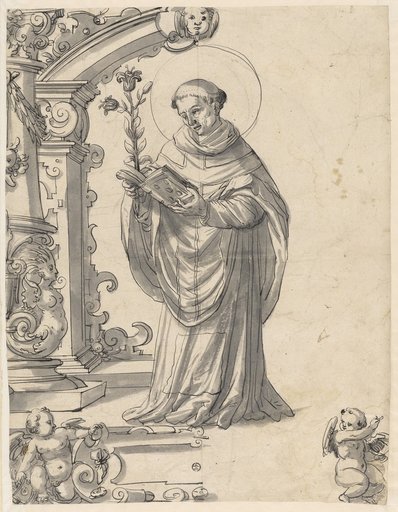 Window design with St. Francis Xavier