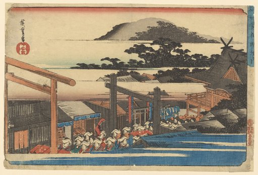 The Surroundings of the Shiba Shinmei Shrine